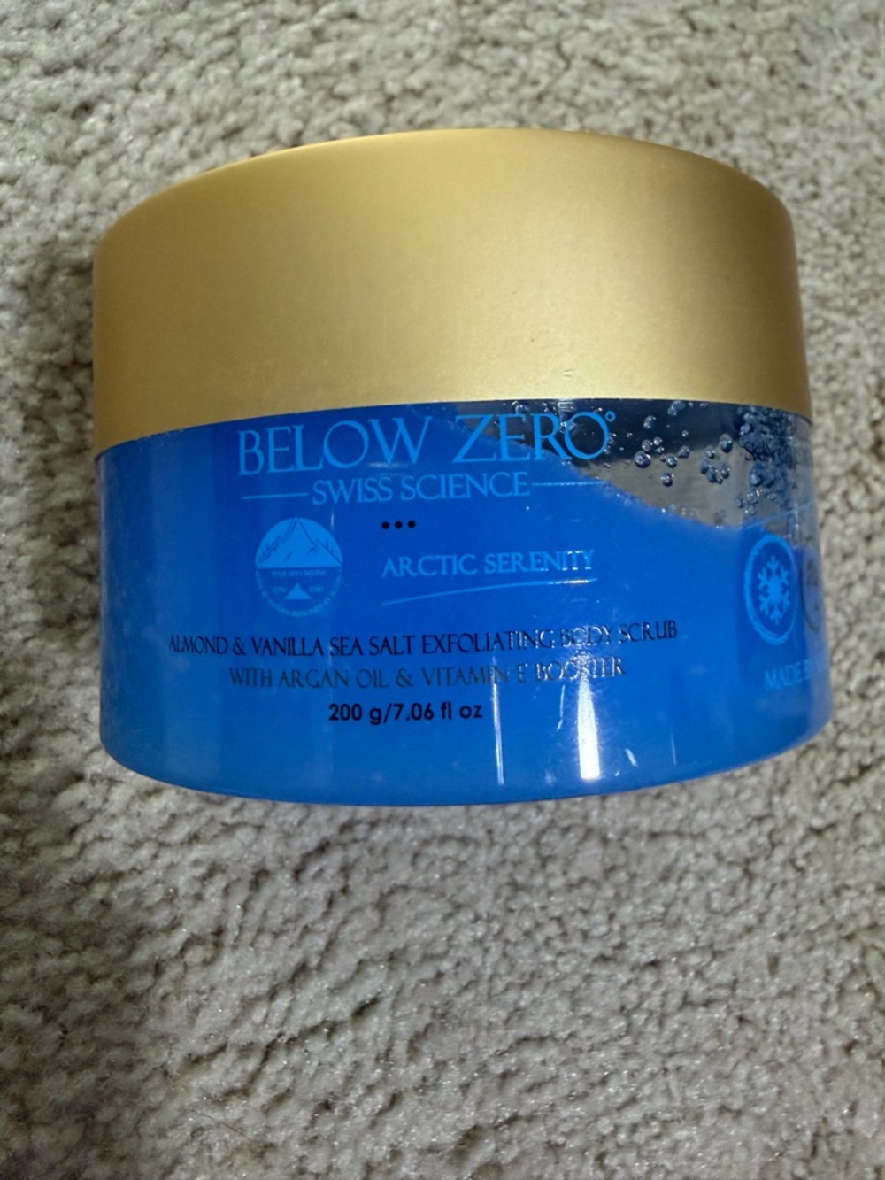Below Zero Swiss Science Sea Salt Scrub